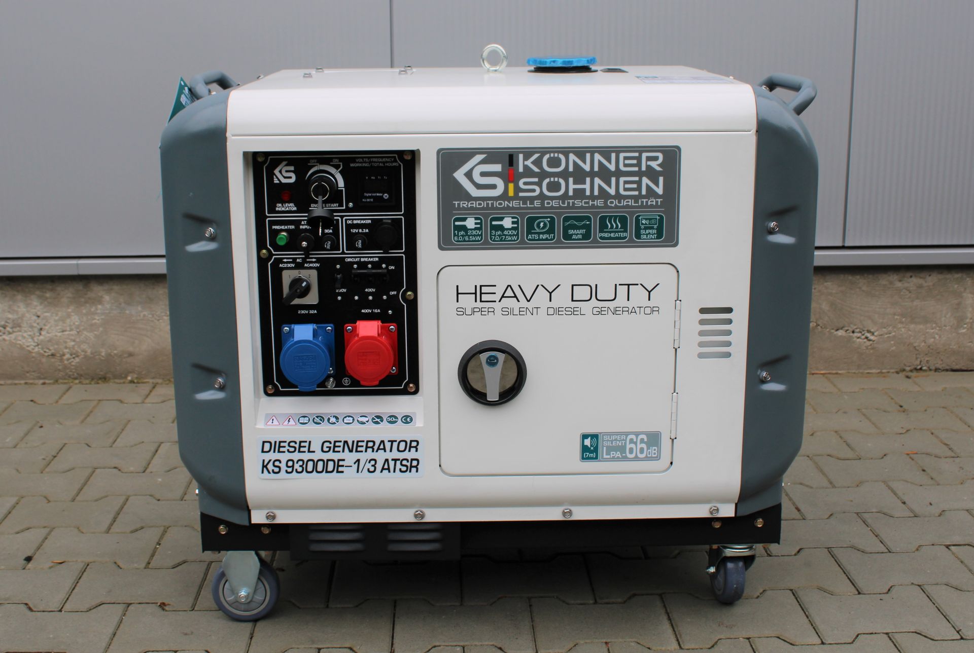 Doratex Stromgenerator Pgg 2 7 Kw Stromgenerator von Könner & Söhnen | 7,5 kW Diesel Generator mit 230 V